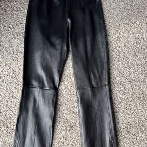 Escada Lamb Leather Pants 36